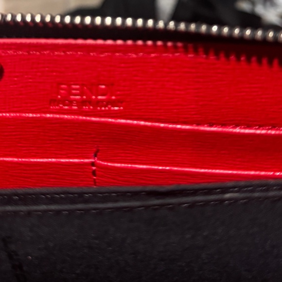 Fendi Black Monster Eye Wallet New - Picture 6 of 6